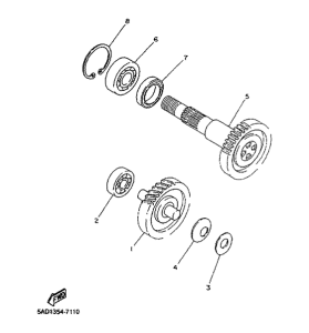 YN50R Трансмиссия