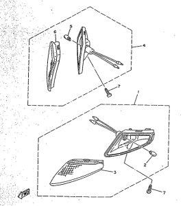 CY50R Поворотники