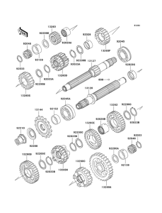 ZX600 Трансмиссия