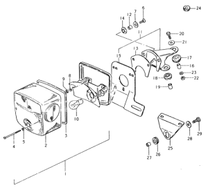 SP400 Задний комбинированный сигнал