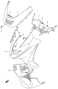 AN250 Front leg shield