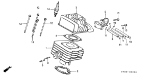 SA75 Cylinder / cylinder head
