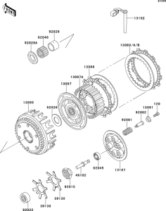 ZL600 Сцепление