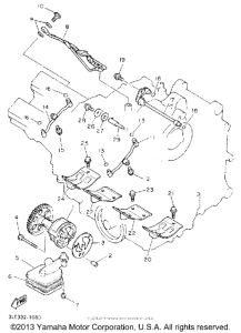 FZR1000D Масляный насос