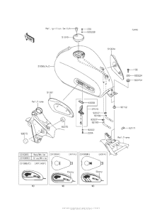 EJ800 Топливный бак