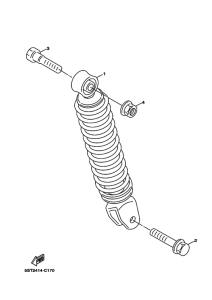 XF50 XF50X Задний рычаг и подвеска
