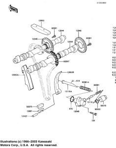 KZ1000 Camshafts / chain / tensioner