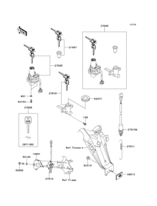 KL110 Замок зажигания