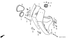 C50 Front cover shutter