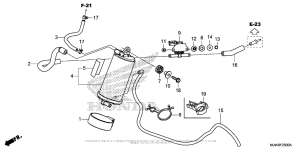CB500F (ABS) Канистра осушителя