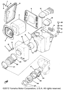 TT500F Впускная система