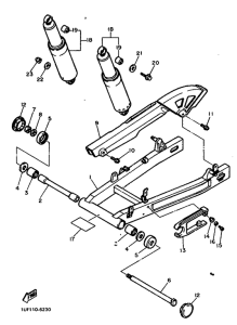 FZX750 Rear arm. suspension