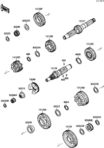 VN1500 Трансмиссия