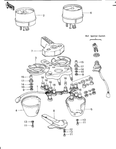 KZ1000 Спидометр