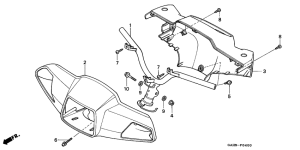SK50M Steering handle /  handle cover