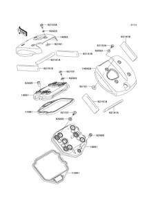 VN900 Крышка головки цилиндров