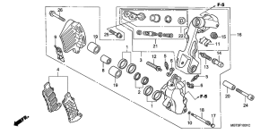 XL1000V Передний суппорт