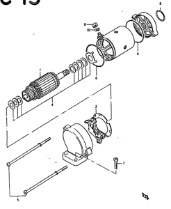 GS1000 Стартерный мотор