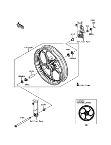 EX300 Переднее колесо