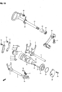 RMX50 Переключение передач
