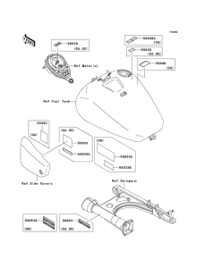 VN1500 Наклейки
