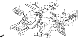 CBR900RR Заднее крыло