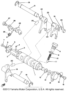 RS100B Переключение скоростей