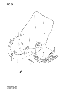 AN650 (ABS) Wind screen