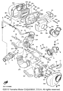XV750FC Впускная система