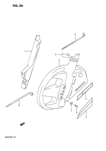DR650 Передняя вилка cover
