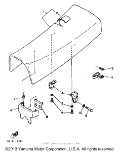 XT125K Сиденье