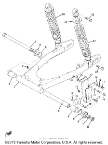 RT2MX Rear arm - rear cushion