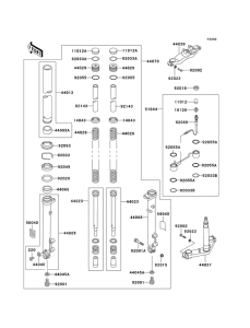 ZG1200 Вилка передней оси