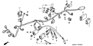 CB750 Жгут проводов