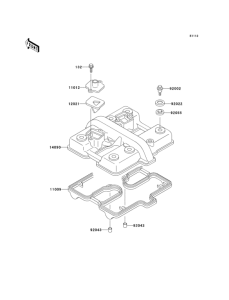 EN500 Крышка головки цилиндров