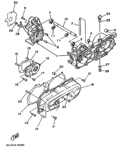 YE50 Картер двигателя