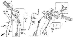 GL1500A A handle switch + cables