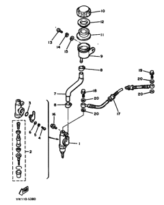 VMX12U Задний тормозной цилиндр