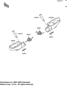 KD80 Подножки
