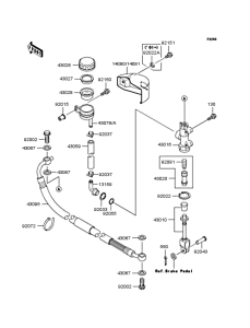 VN1500 Задний торм цилиндр