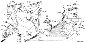  Обтекатель средняя часть