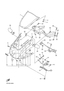 YZF1000R Обтекатель 1