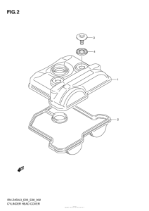 RM-Z450 Крышка головки цилиндров