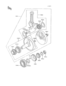 KL650 Коленвал