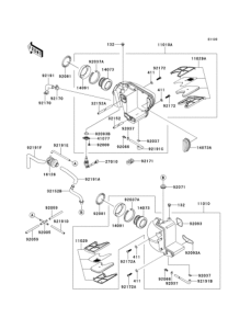 EJ650 Воздушный фильтр