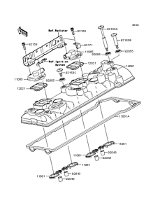 ZG1400 Крышка головки цилиндров