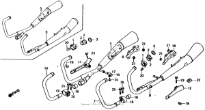 CB750 Глушитель