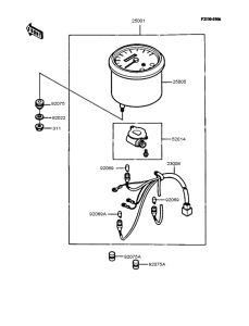 KMX80 Спидометр