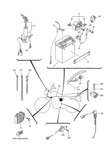 YB125SPD Электрика 1