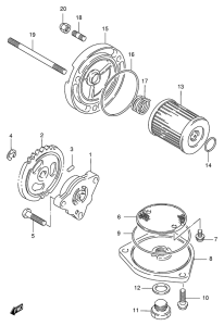 DF125 Маслонасос